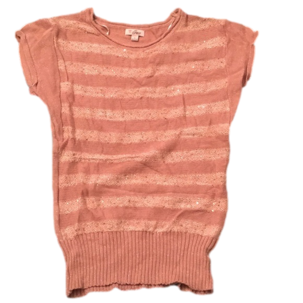 Small Tan Guess Glitter Sweater